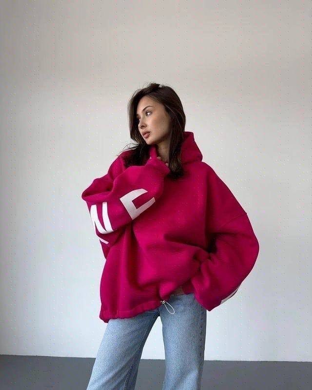 теплое худи оверсайз,худи оверсайз,кофта женская,кофта оверсайз,толстовка оверсайз