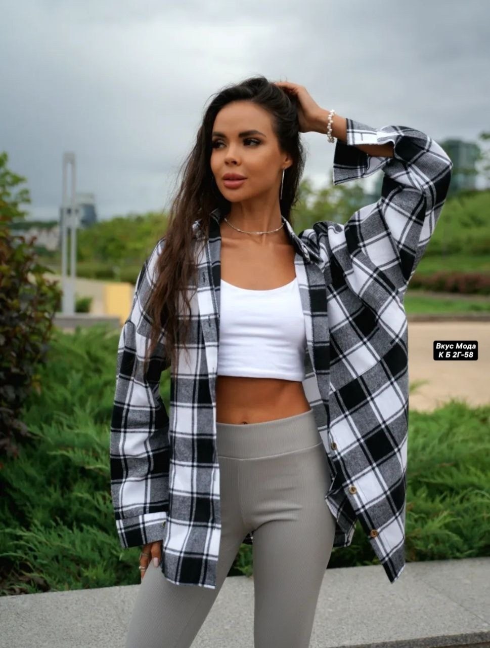 рубашка в клетку оверсайз удлиненная,женская рубашка оверсайз в клетку,рубашка оверсайз в клетку,рубашка в клетку оверсайз badishka,рубашка женская