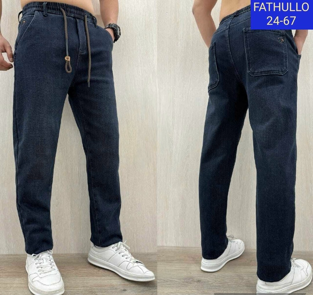 джинсы мужские на флисе,джинсы мужские бананы,джинсы мужские,брюки джинсы,джинсы мужские бананы на флисе