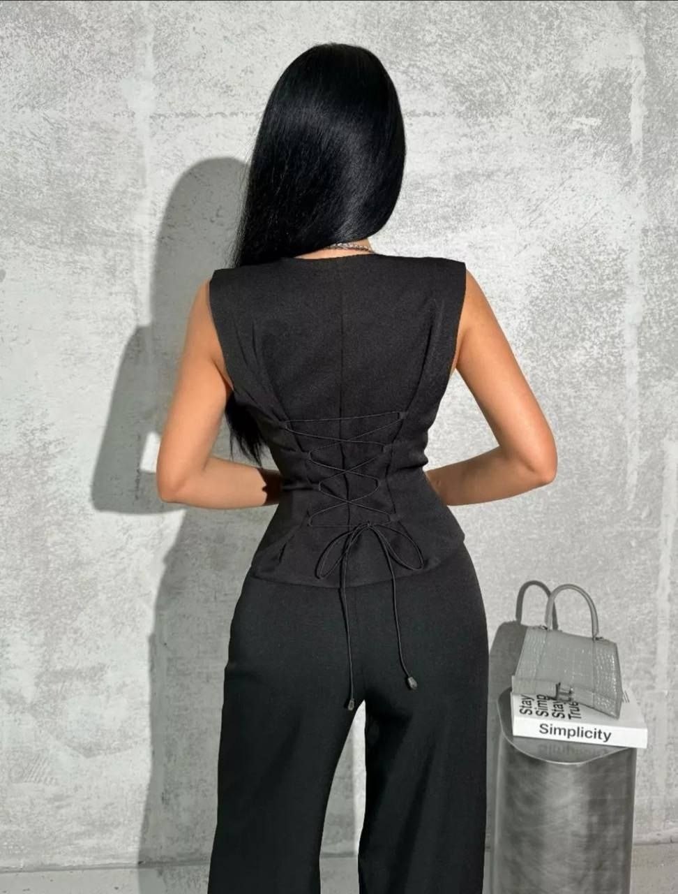 костюм брючный деловой с жилетом dayando,костюм брючный деловой с жилетом,костюм брючный с жилеткой,костюм брючной,комбинезон женский брючный