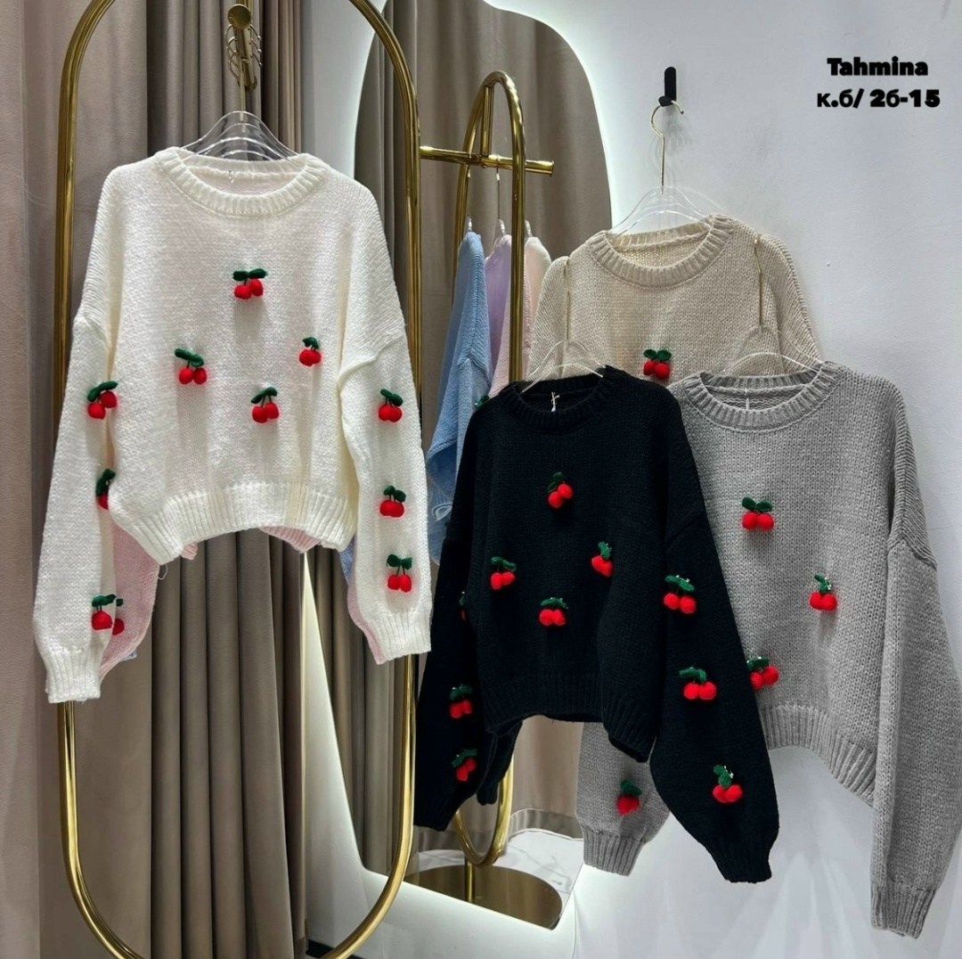 свитер с цветочками,женская кофта,вязаная кофта,милые свитера,женский свитер