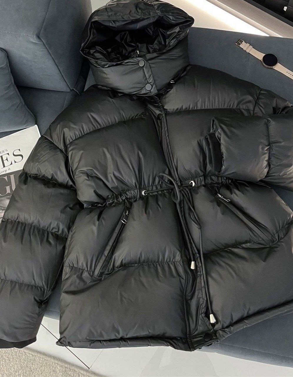 куртка зимняя женская,куртка в полоску,трендовая куртка в полоску,женская куртка,пуховик в полоску