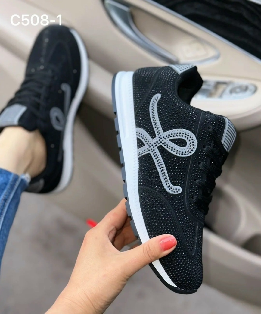 ,кроссовки женскиe,женские кроссовки chanel,кроссовки со стразами,chanel кроссовки