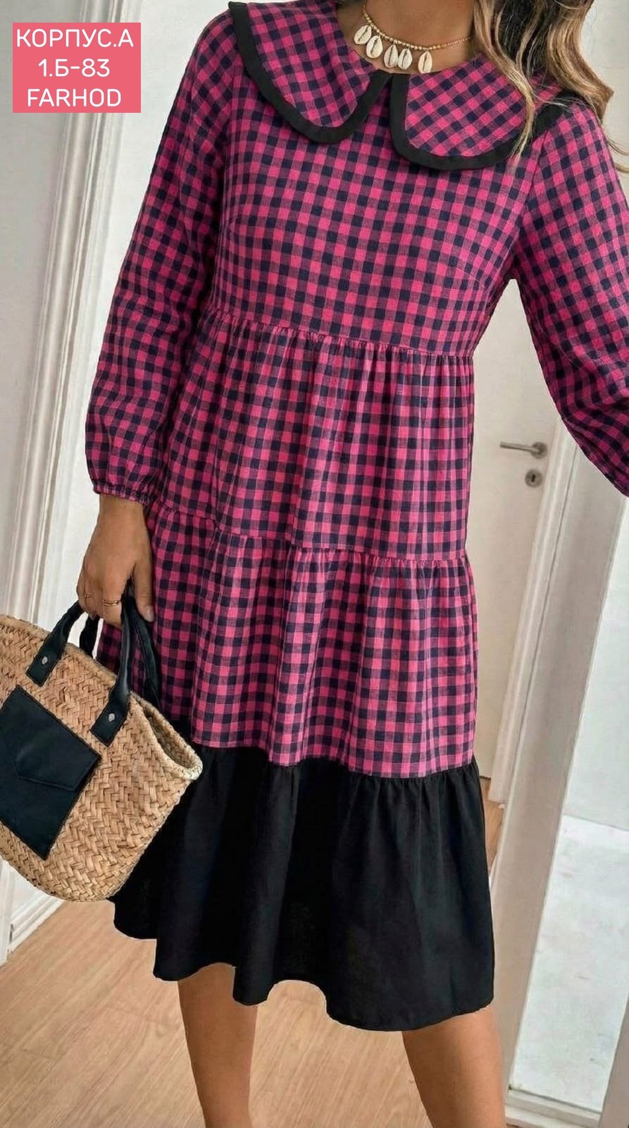 платье в клетку,платье женская,женское платье в клетку,клетчатое платье,платье