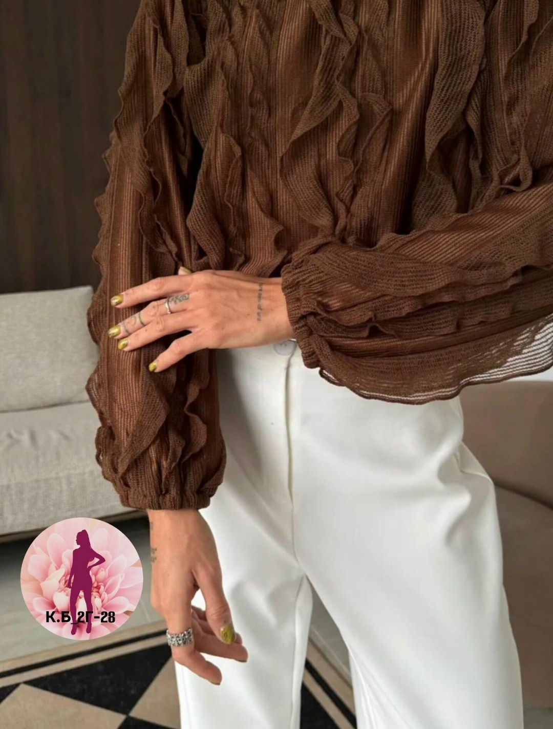 блузка с оборками,блузка нарядная с воланами и рюшами come alone 304052378,женская блузка,блузка нарядная с воланами и рюшами,модная блузка