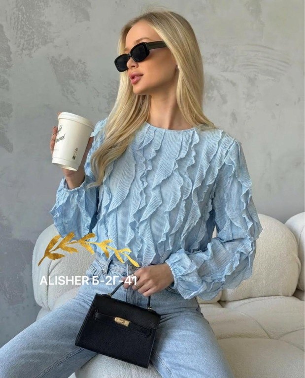 блузка с оборками,женская блуза,женская блузка,блузка,элегантная блузка