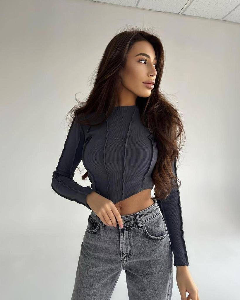 кофта лапша женская,кроп топ с длинными рукавами,модные кофты женские 2026,кофта лапша,женская кофта