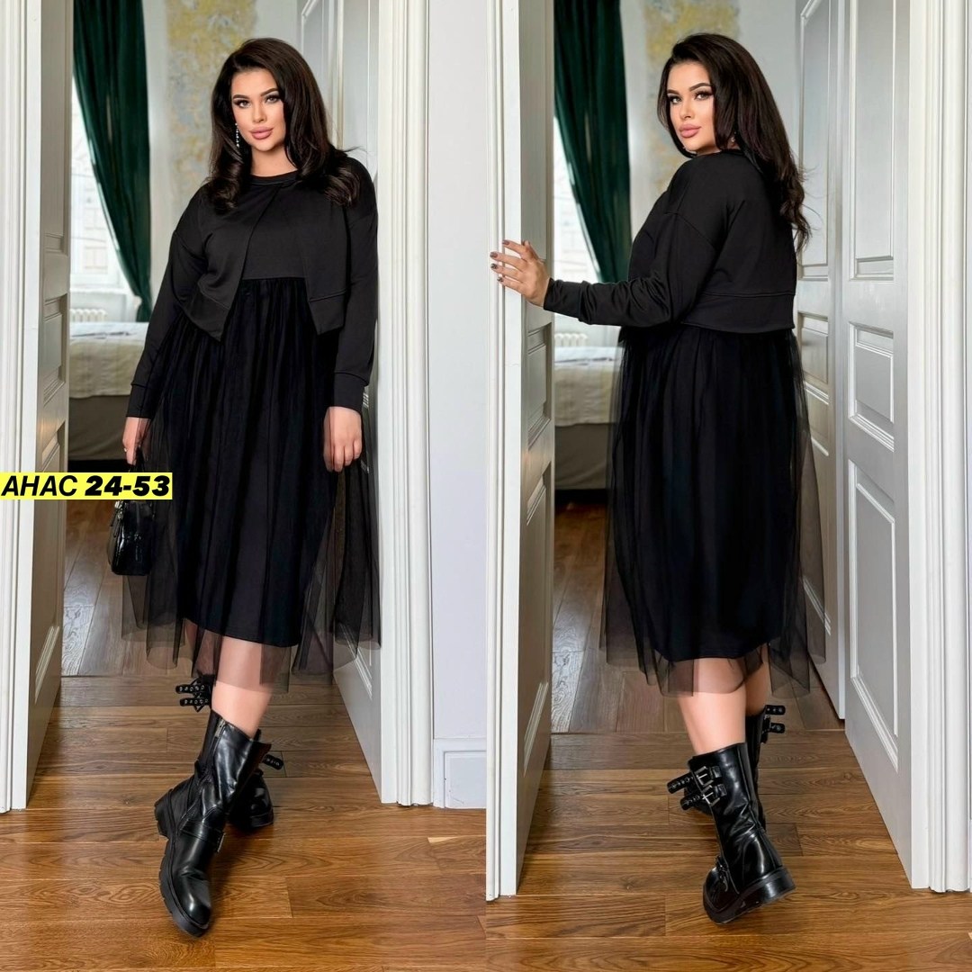 платье женское с накидкой,женское платье,платье большие размеры,платье больших размеров,платье - двойка с накидкой арт. 9719866