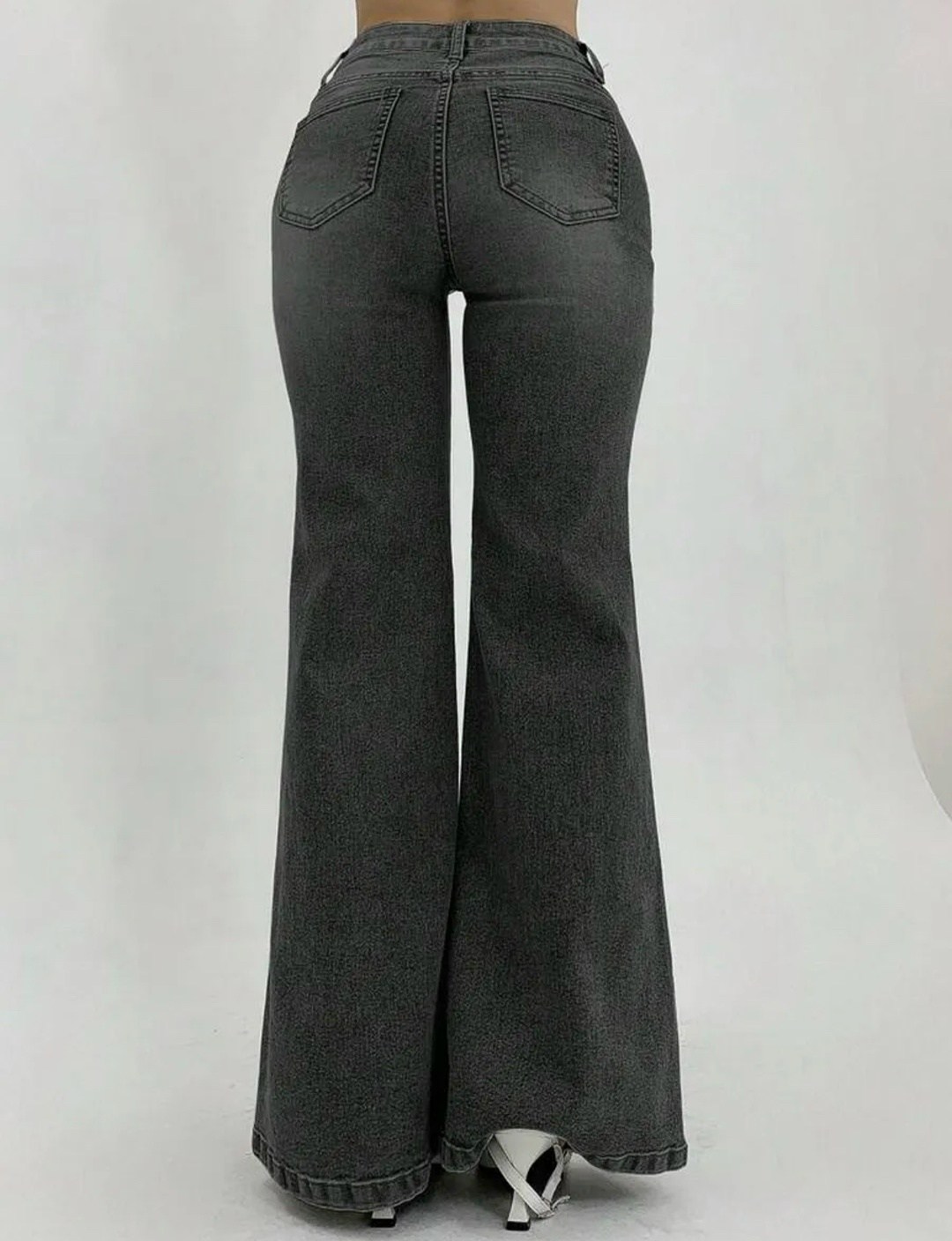 джинсы клеш от колена,джинсы женские клеш от колена,джинсы клеш с высокой посадкой,dazy женские повседневные расклешенные джинсы с потертостями,джинсы клеш женские