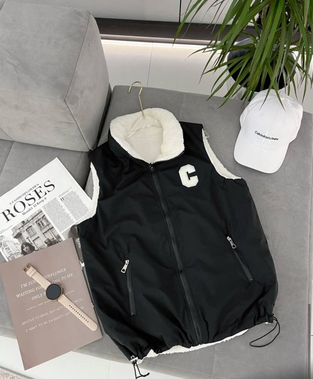 двухсторонняя жилетка,двухсторонняя жилетка женская,жилет двухсторонний,жилет двусторонний,женские жилетки