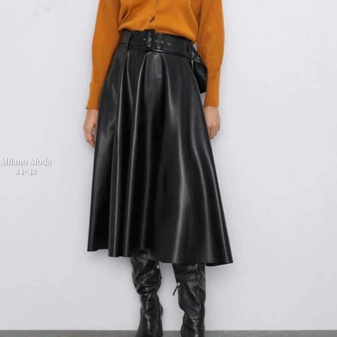 кожаная юбка миди,длинная кожаная юбка,кожаная юбка,кожаная юбка зара,кожаная юбка макси