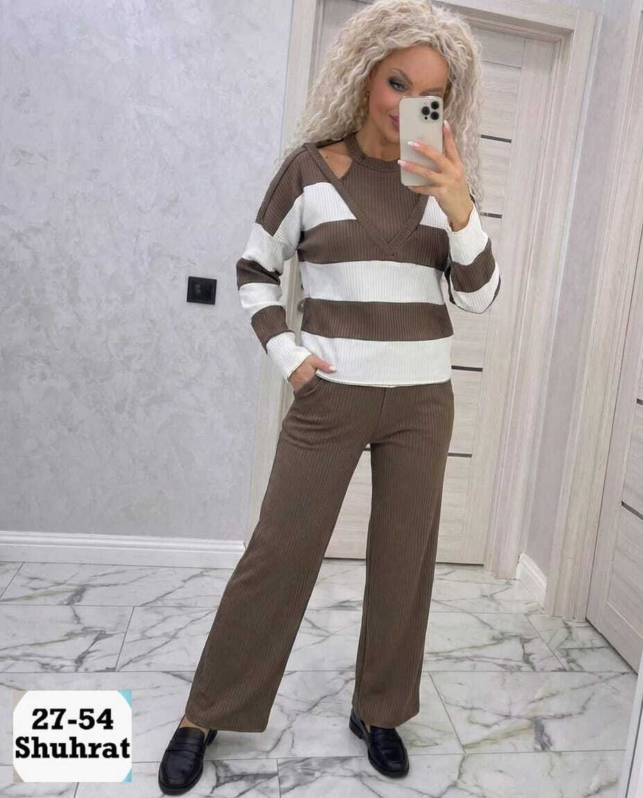 костюм кашемировый женский брючный,костюм женский,костюм женский кофта и штаны one size 42-48 арт. 1535266,костюм кашемировый брючный,костюм трикотажный