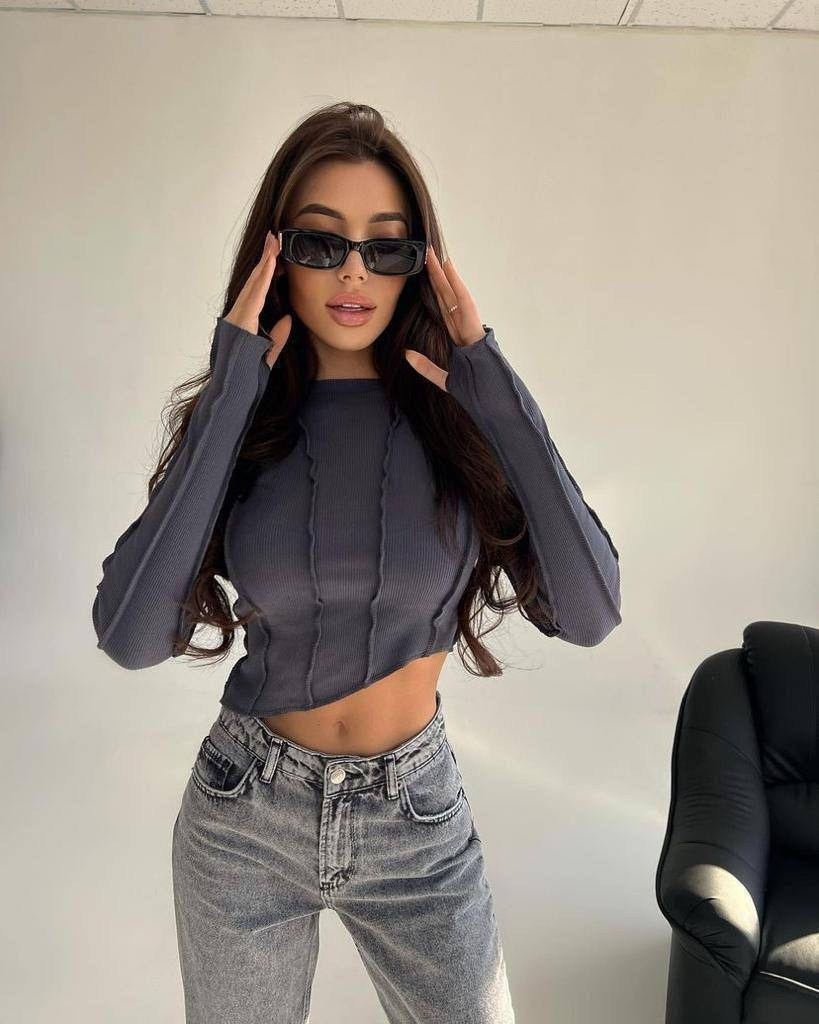 кофта лапша женская,кроп топ с длинными рукавами,модные кофты женские 2026,кофта лапша,женская кофта