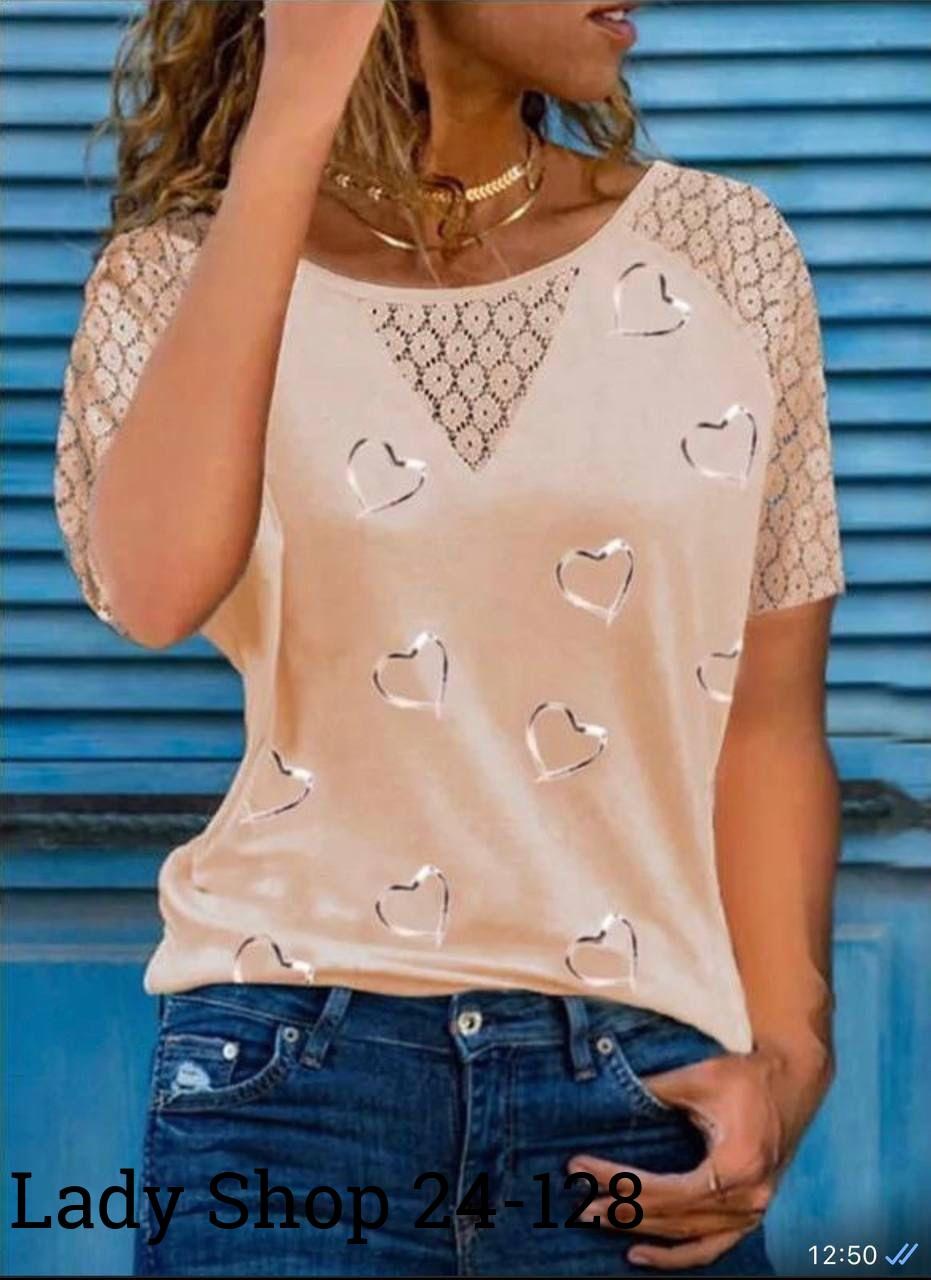 блузка с сердечками женская,летние женские футболки,блузка с сердечками,блузка женская,футболки женская