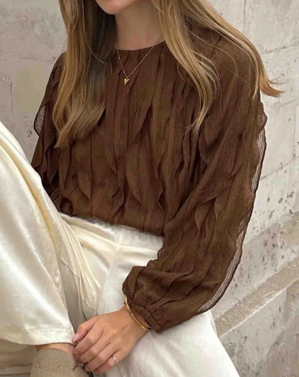 блузка с оборками,шифоновая блузка,женская блузка с оборками twotwinstyle,женская блуза,женская блузка