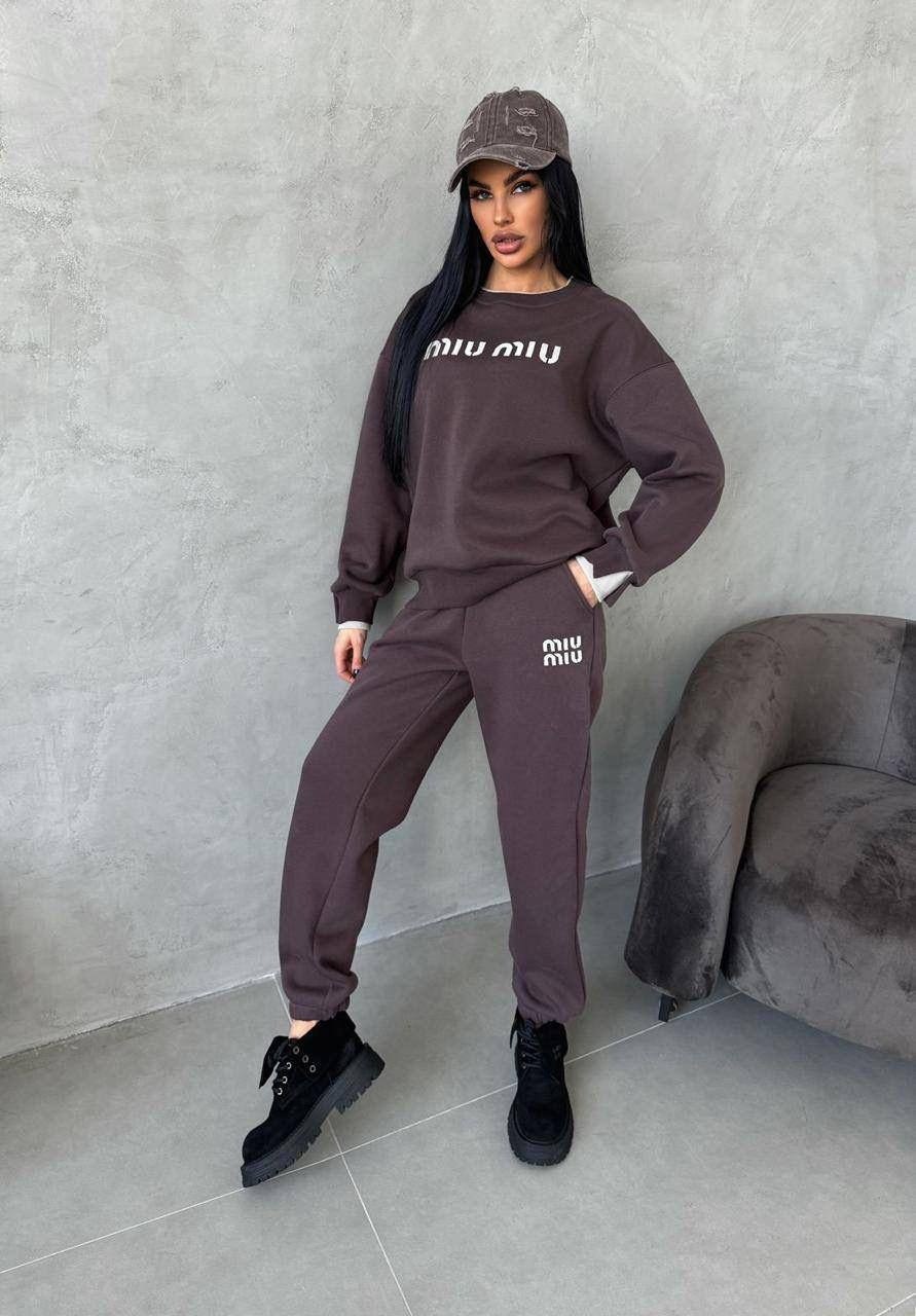 костюм спортивный miu miu,спортивный костюм женский на флисе,костюм женский на флисе,женский спортивный костюм,костюм спортивный женский повседневный