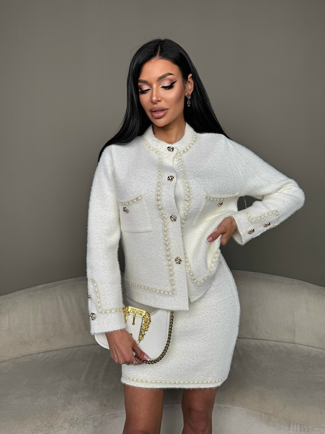 жакет,белый жакет шанель,жакет в стиле шанель,женские жакеты,жакет белый