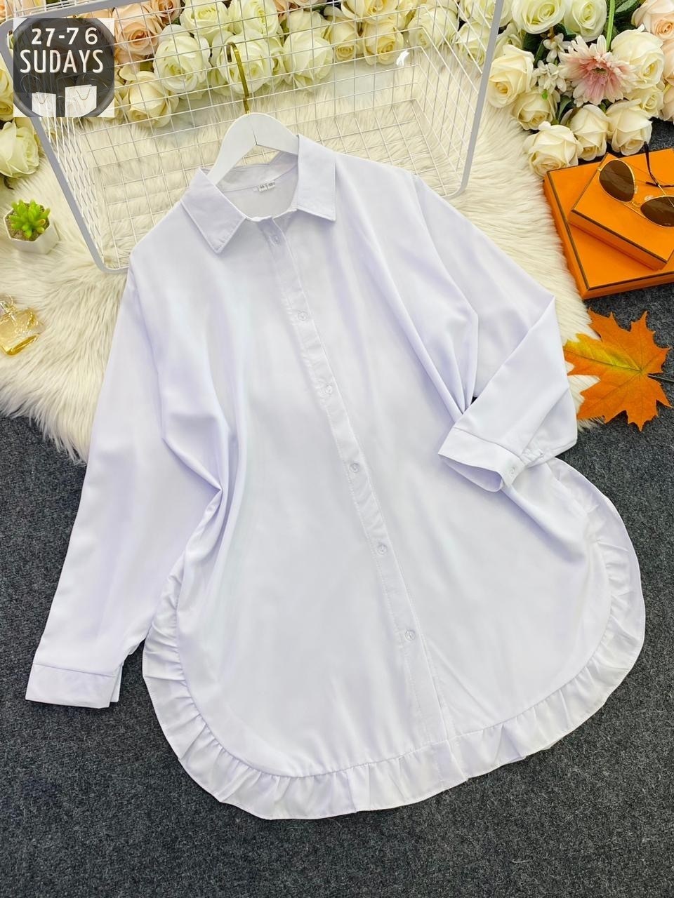 рубашка с оборками,блузка с оборками,рубашка туника,блузка свободного кроя,повседневная рубашка