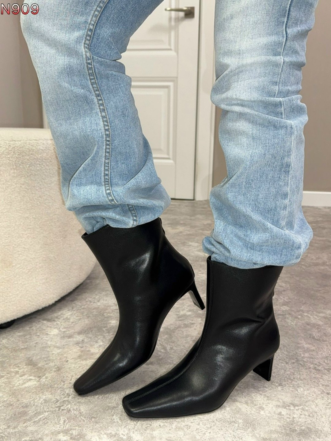 замшевые ботильоны,ботильоны демисезонные чулки на каблуке londri 306462715,,женские ботильоны,ботильоны