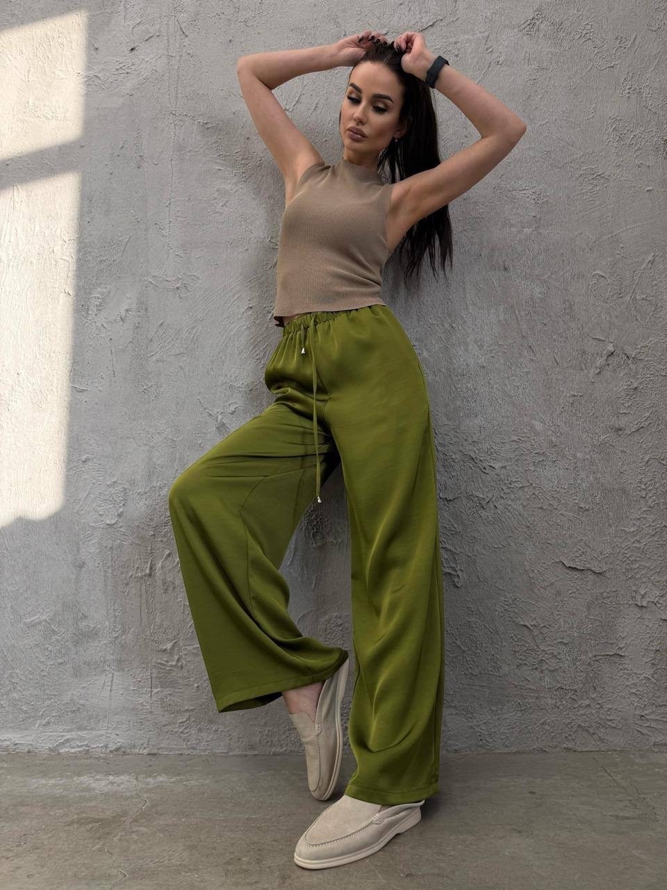 брюки палаццо,широкие брюки,женские брюки палаццо,женский костюм с брюками палаццо