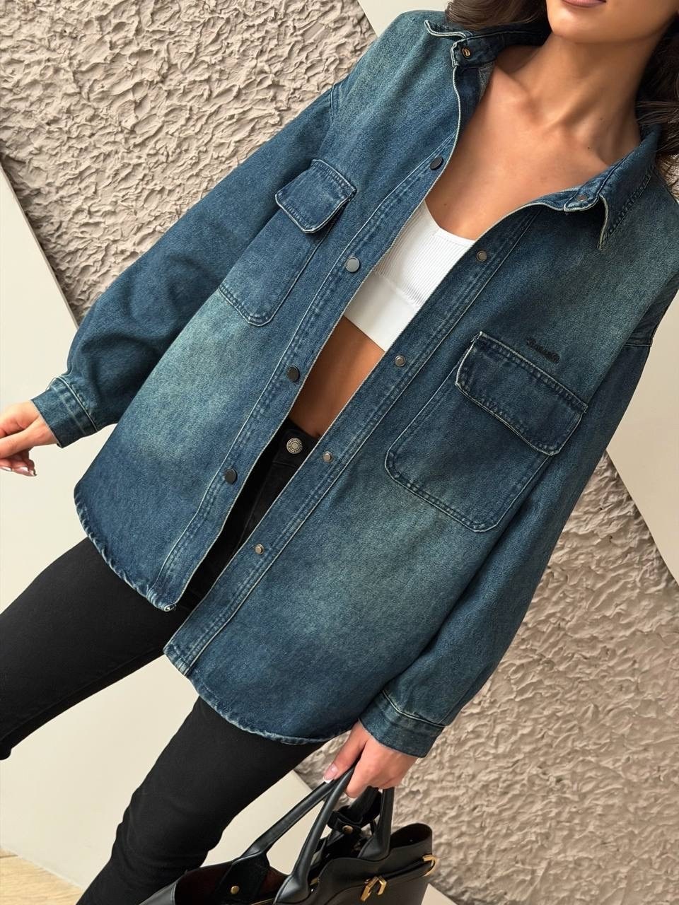 куртка джинсовая,рубашка джинсовая женская оверсайз,рубашка джинсовая оверсайз po&po,джинсовая женская куртка оверсайз,рубашка джинсовая оверсайз