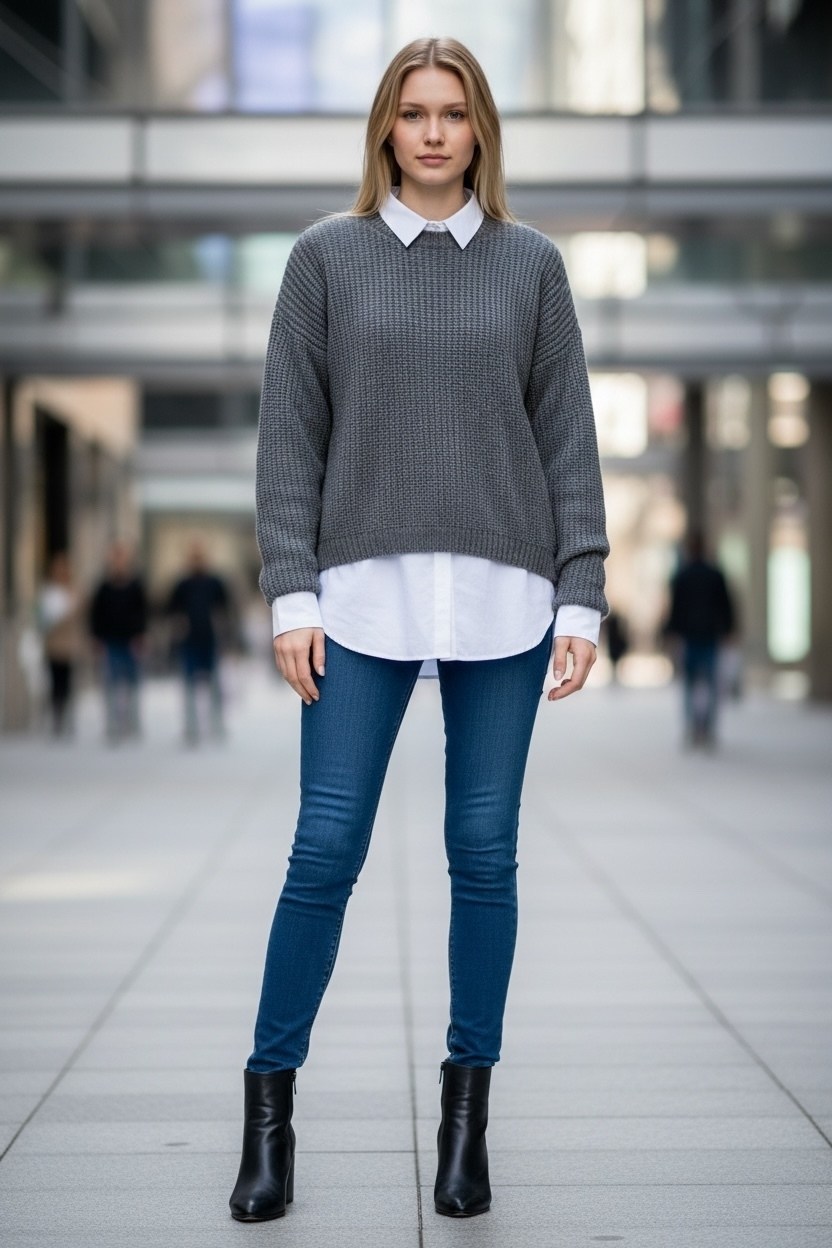 образ с зеленым свитером,свитер зеленый,джемпер зелёный,зеленый свитер женский,свитер с рубашкой