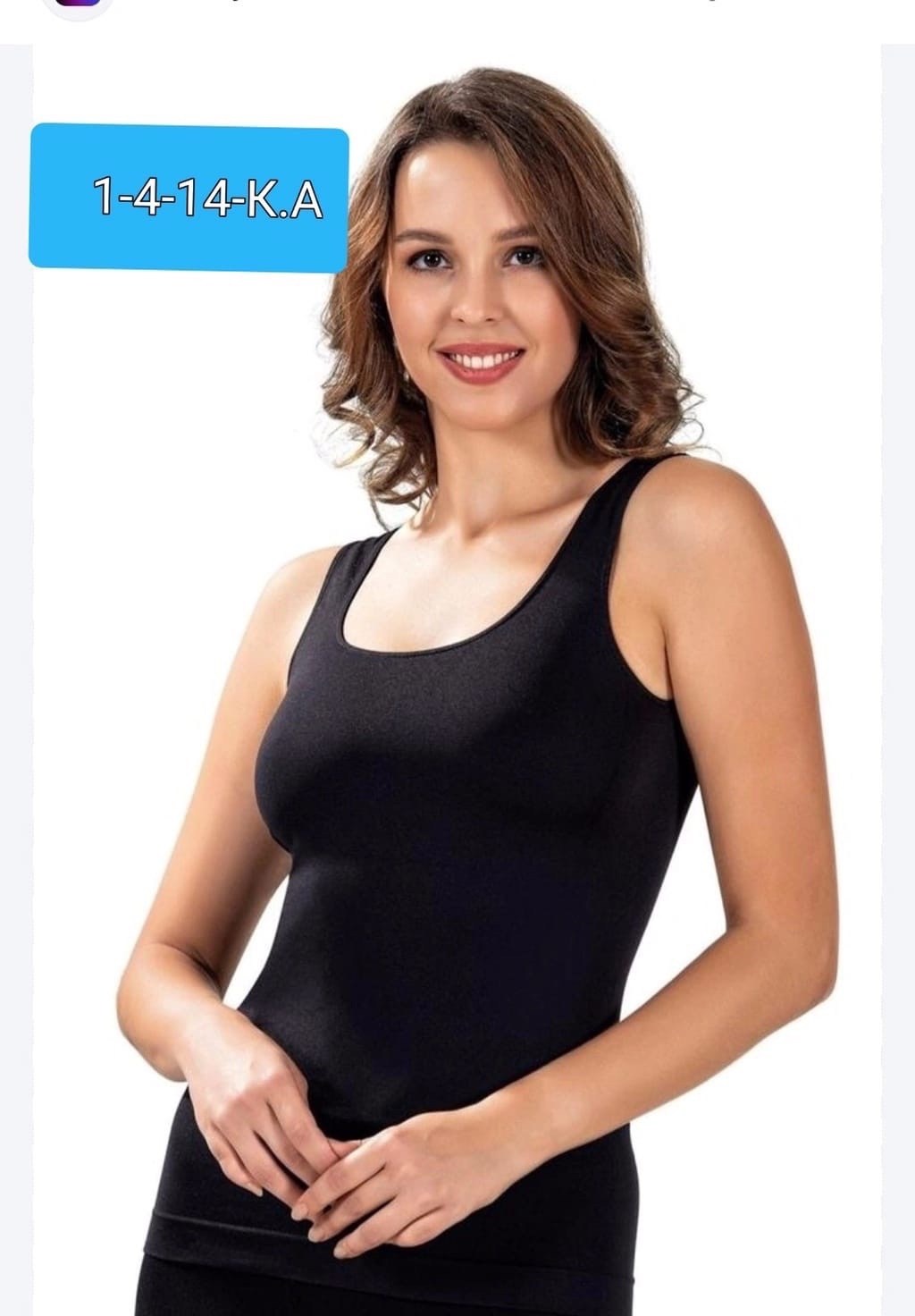 майка женская,черная майка женская,бельевая майка женская,майка женская comazo k-1_37_005,топ майка женская