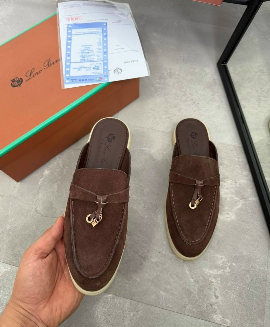 мюли loro piana,,замшевые мюли,лоферы loro piana,лоферы женские loro piana