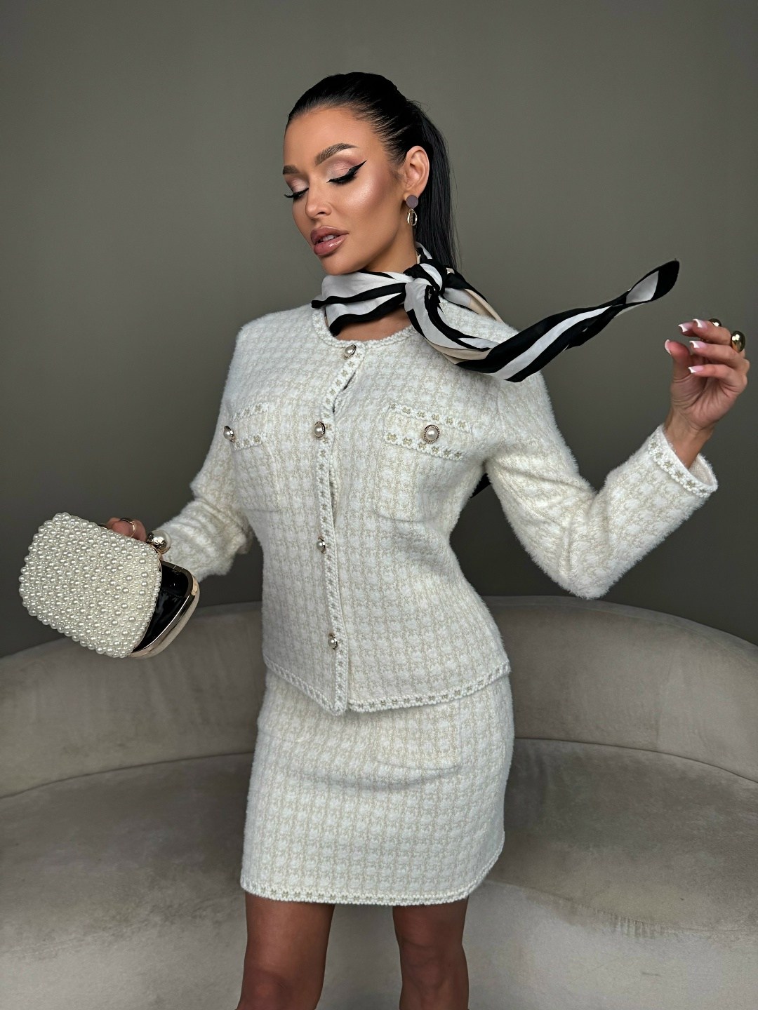 твидовый костюм с юбкой,твидовый костюм,женский твидовый костюм,костюм с юбкой,твидовый костюм жакет