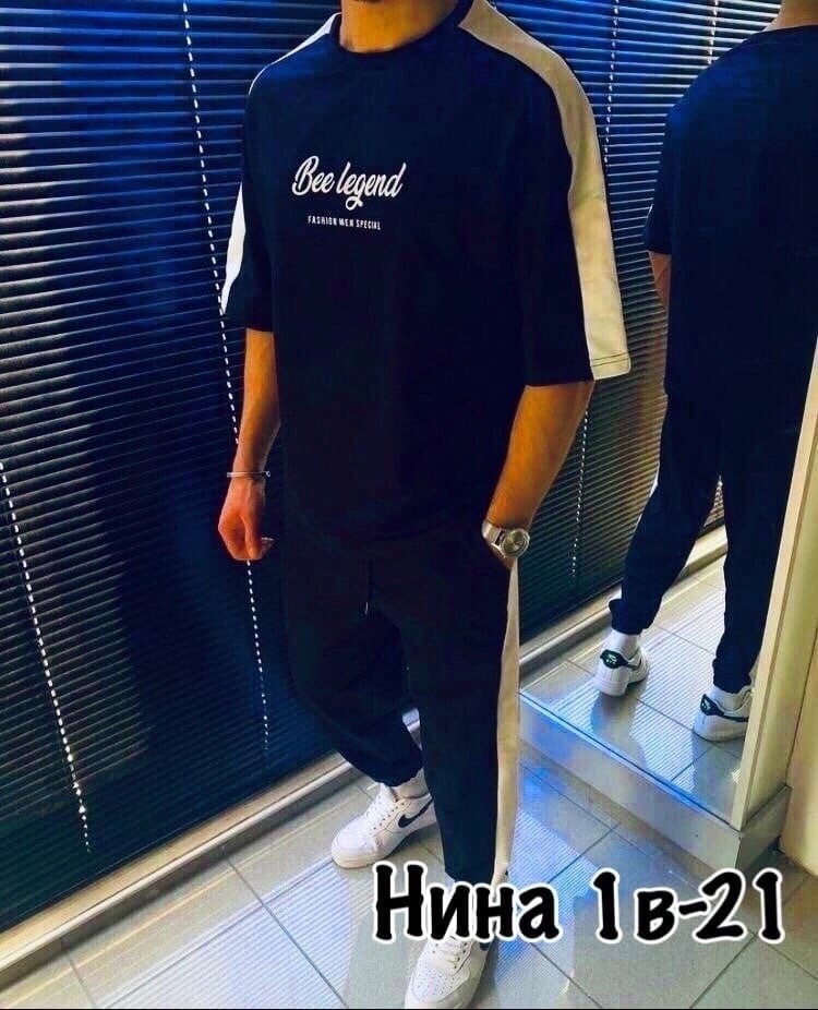 костюм спортивный мужской,летний спортивный костюм мужской,мужская мода,костюм мужской,футболка со штанами