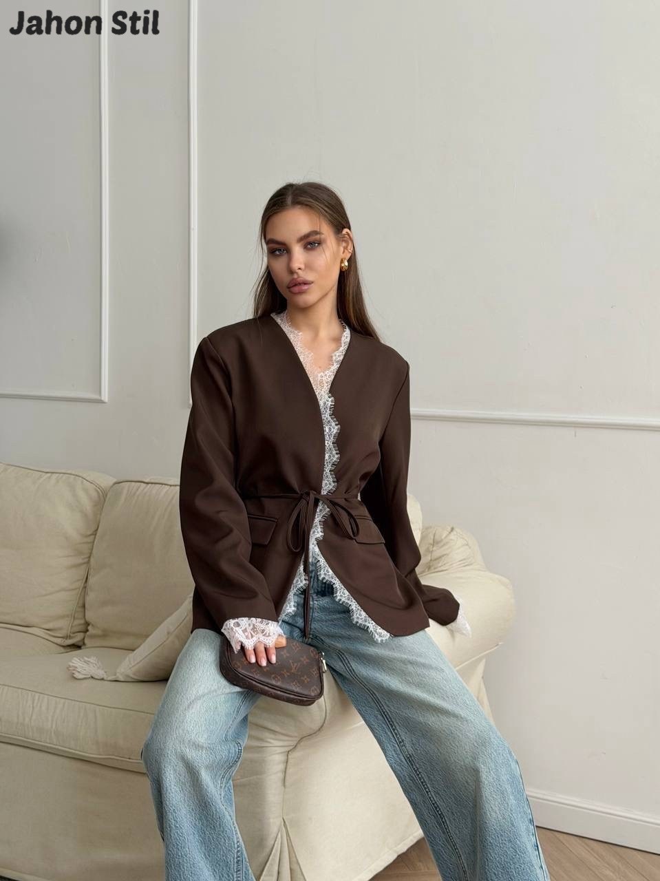 жакет,пиджак голубой с поясом,женские жакеты,жакет и пиджак,костюм женский брючный