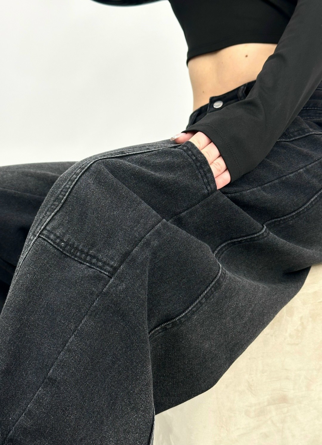 женские джинсы,черные джинсы женские,джинсы женские широкие,джинсы черные,джинсы