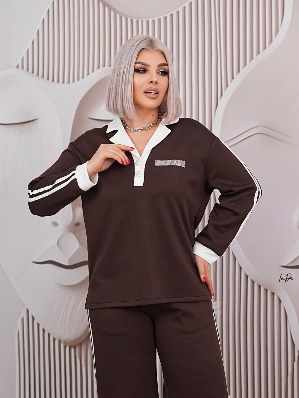 спортивный костюм ольга стиль с948 коричневый,спортивный костюм ольга стиль 948 коричневый размер 50-56,спортивный костюм ольга стиль с948 коричневый размер 50-56,спортивный костюм ольга стиль 948 кор