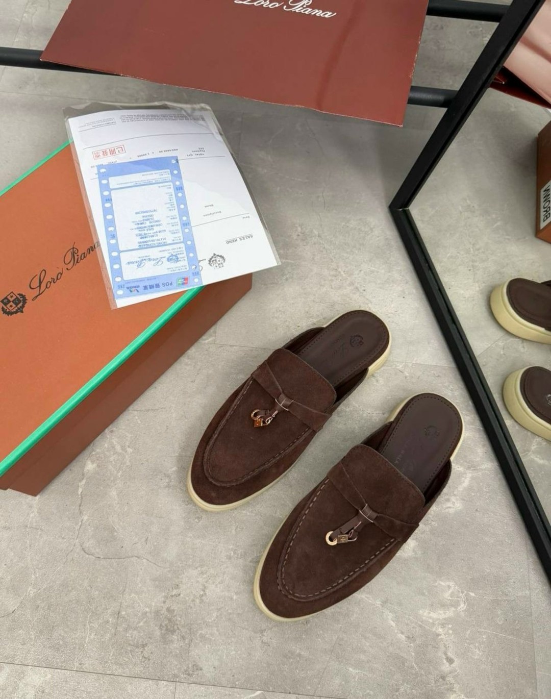 мюли loro piana,,замшевые мюли,лоферы loro piana,лоферы женские loro piana