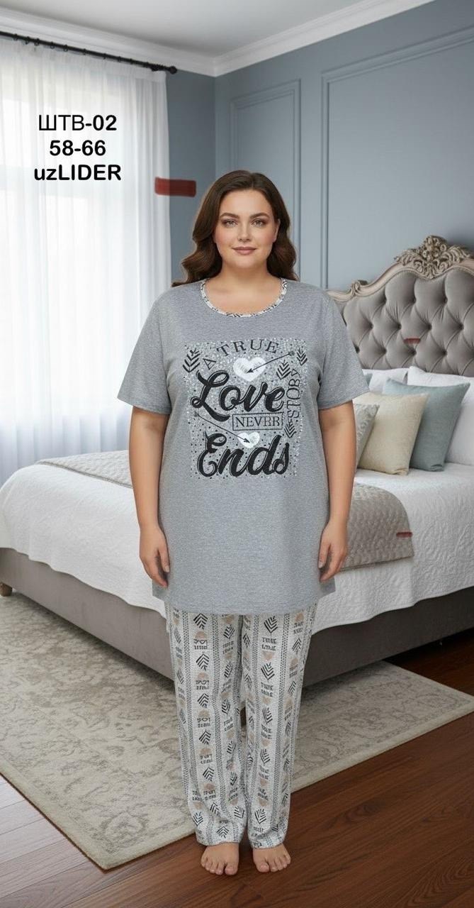 женская пижама больших размеров,комплект пижама,женская пижама с брюками,пижама женская,комплект домашний