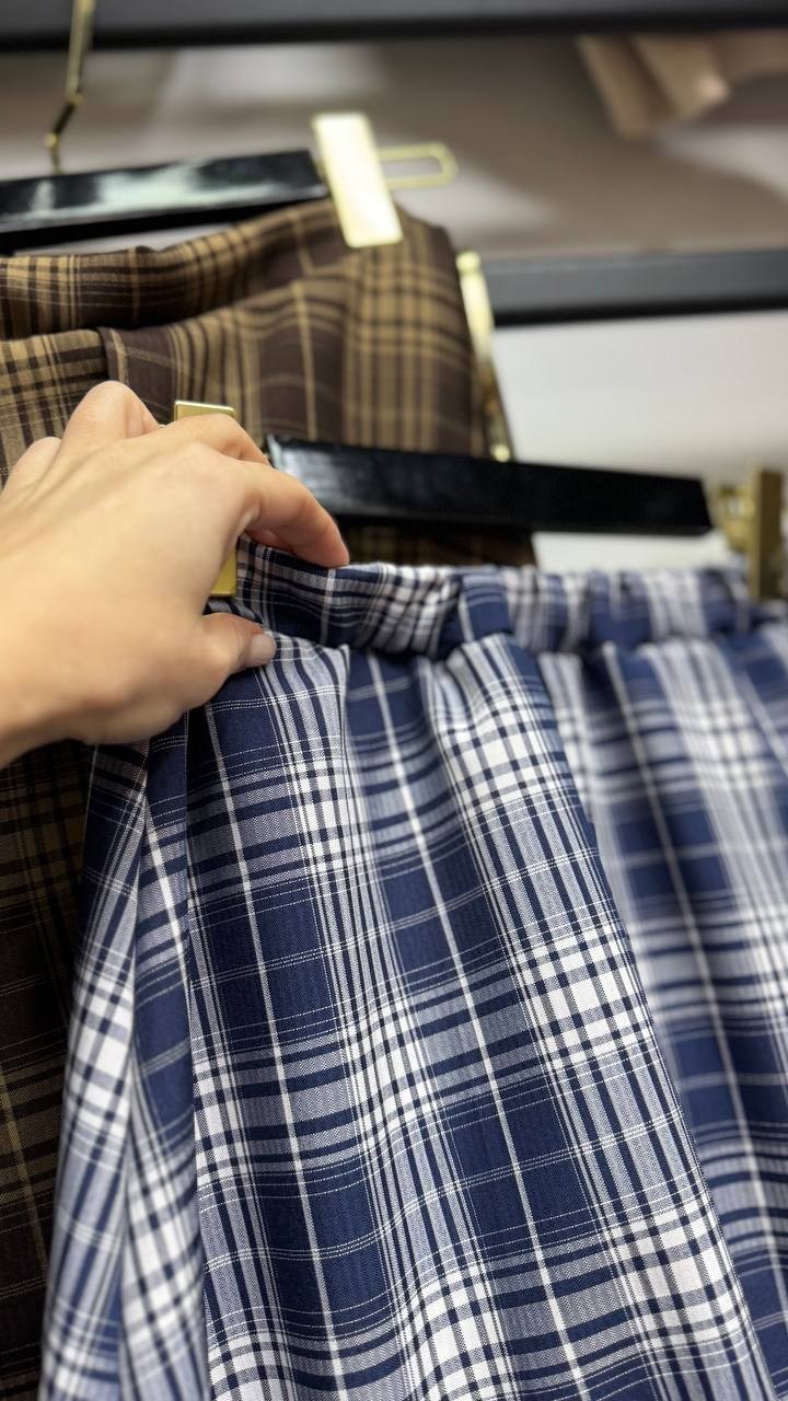 юбка миди плиссированная в клетку,клетчатая юбка,юбка-шотландка,красная юбка в клетку,юбка клетка шотландка