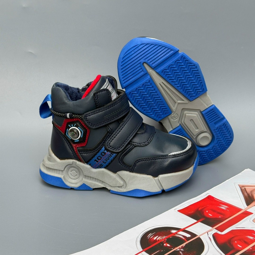 ,ботинки для мальчика,детские ботинки для мальчика,детские демисезонные ботинки,ботинки 25208-2 т.син