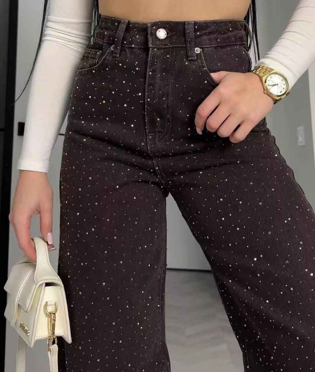 джинсы со стразами,джинсы женские zolla 22333710v06199d0 черные,джинсы со стразами в золла,джинсы широкие со стразами,американские черные джинсы со стразами