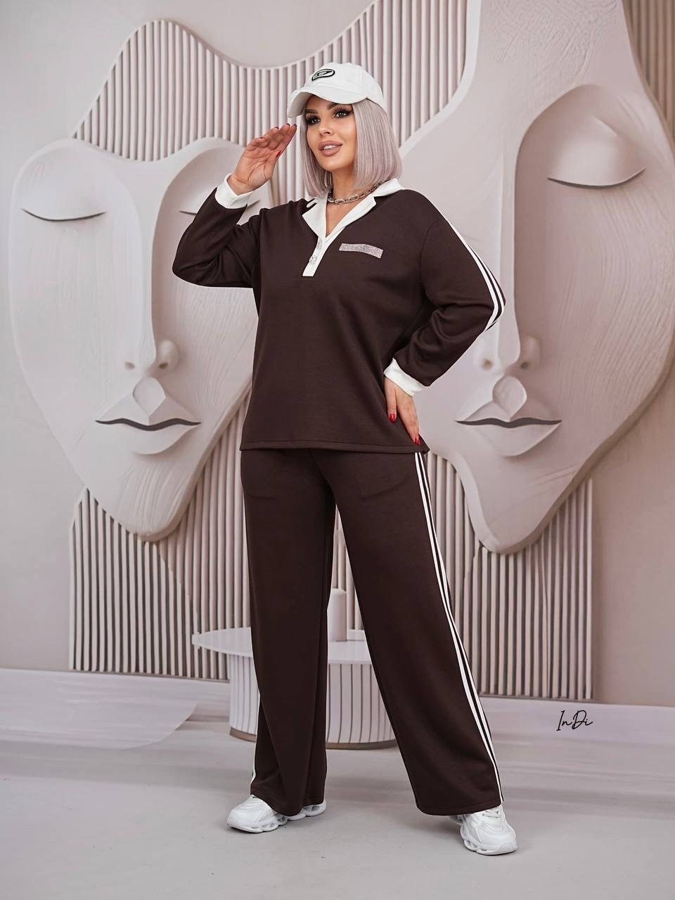 спортивный костюм ольга стиль с948 коричневый,спортивный костюм ольга стиль 948 коричневый размер 50-56,спортивный костюм ольга стиль с948 коричневый размер 50-56,спортивный костюм ольга стиль 948 кор