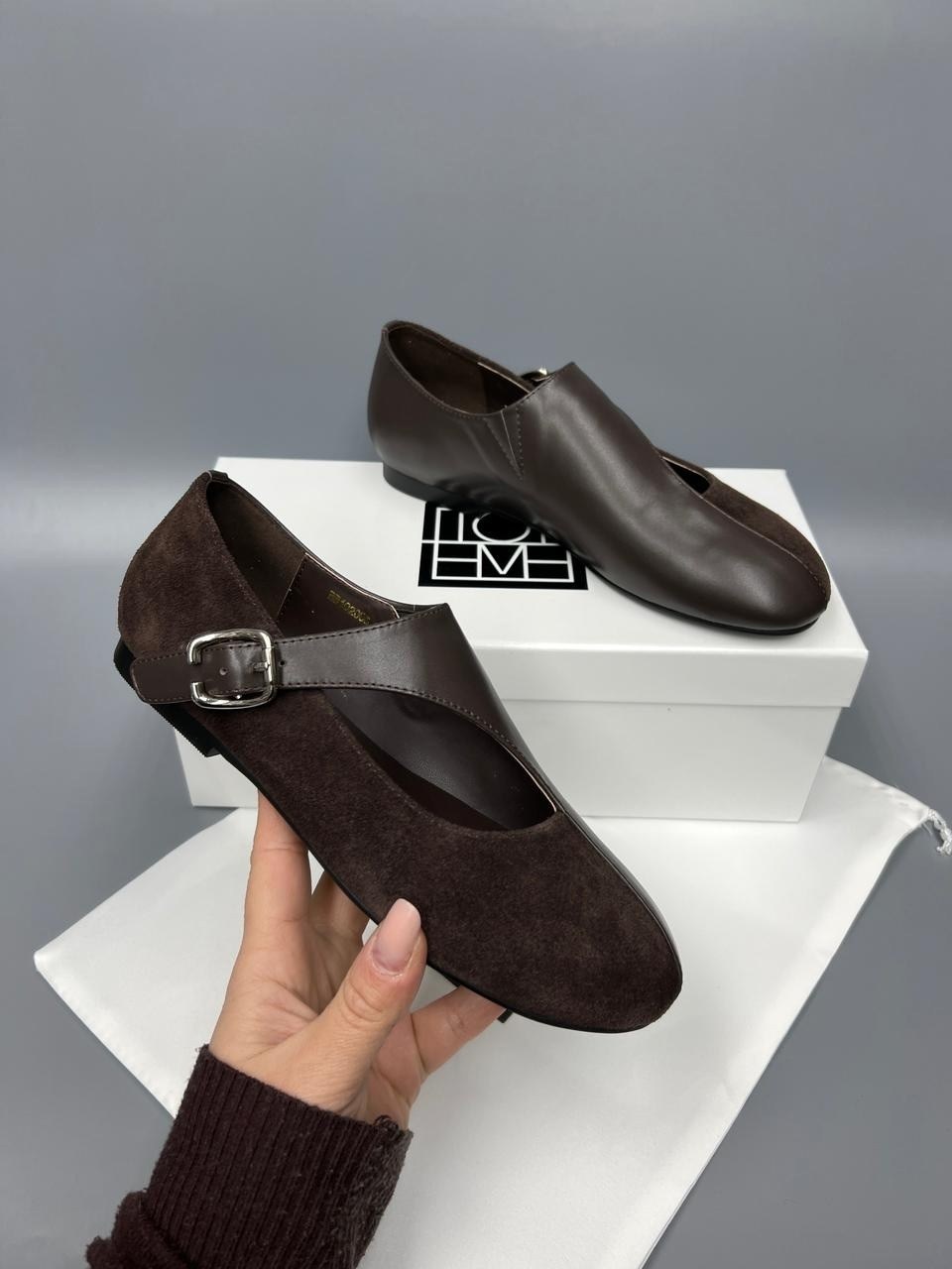 ,женская ,женские замшевые балетки,модная женская ,брендовая