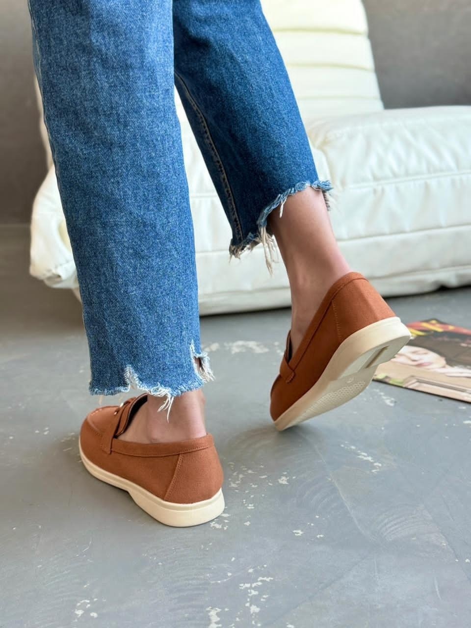 замшевые лоферы,,лоферы женские замшевые,серые замшевые лоферы,лоферы loro piana