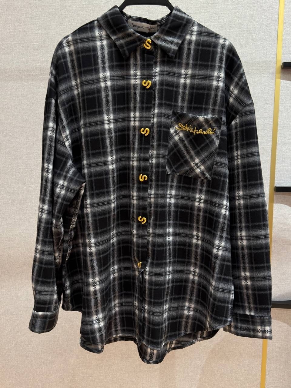 клетчатая рубашка,рубашка в клетку,фланелевая рубашка,рубашка,шерстяная рубашка в клетку тартан miu miu коричневый