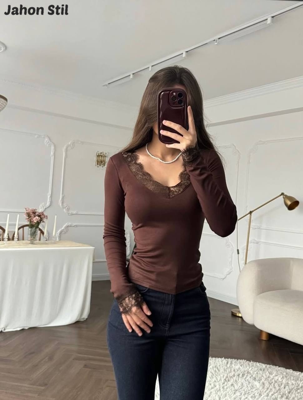 женская сексуальная кружевная базовая рубашка с v-образным вырезом,кружевная футболка для женщин,лонгслив женские,футболка с кружевной отделкой