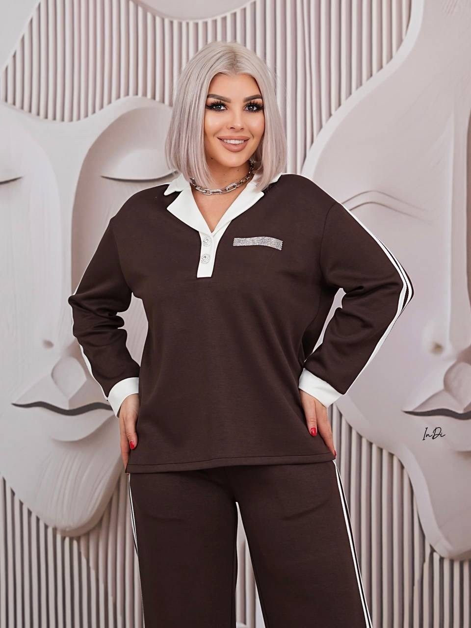 спортивный костюм ольга стиль с948 коричневый,спортивный костюм ольга стиль 948 коричневый размер 50-56,спортивный костюм ольга стиль с948 коричневый размер 50-56,спортивный костюм ольга стиль 948 кор