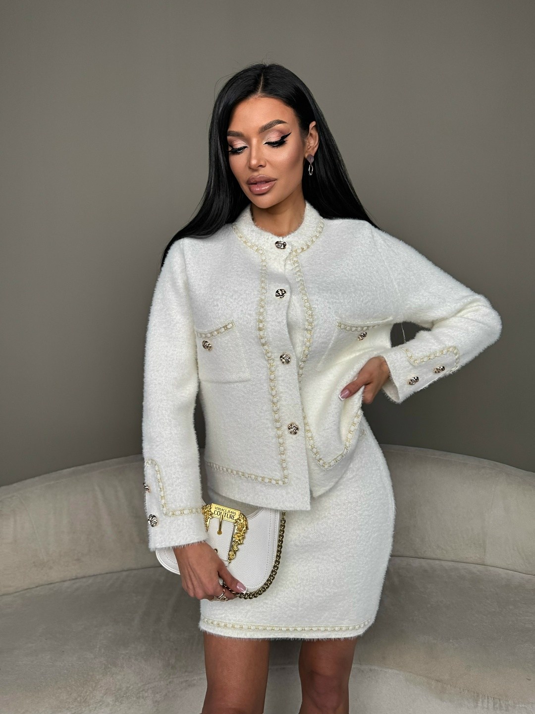 твидовый костюм,костюм с юбкой,женский костюм,жакет,женский твидовый костюм с юбкой