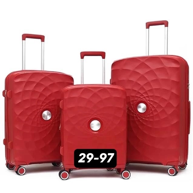 комплект чемодан,чемодан полипропилен,комплект чемоданов верано,чемодан,женский чемодан