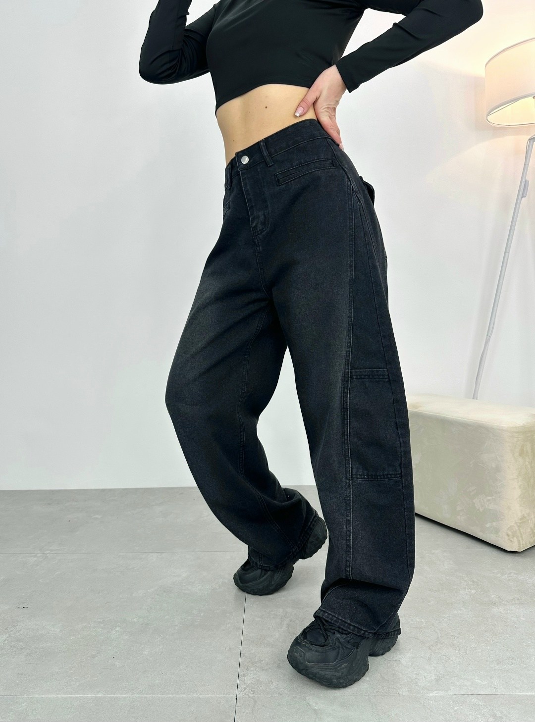 женские джинсы,черные джинсы женские,джинсы женские широкие,джинсы черные,джинсы