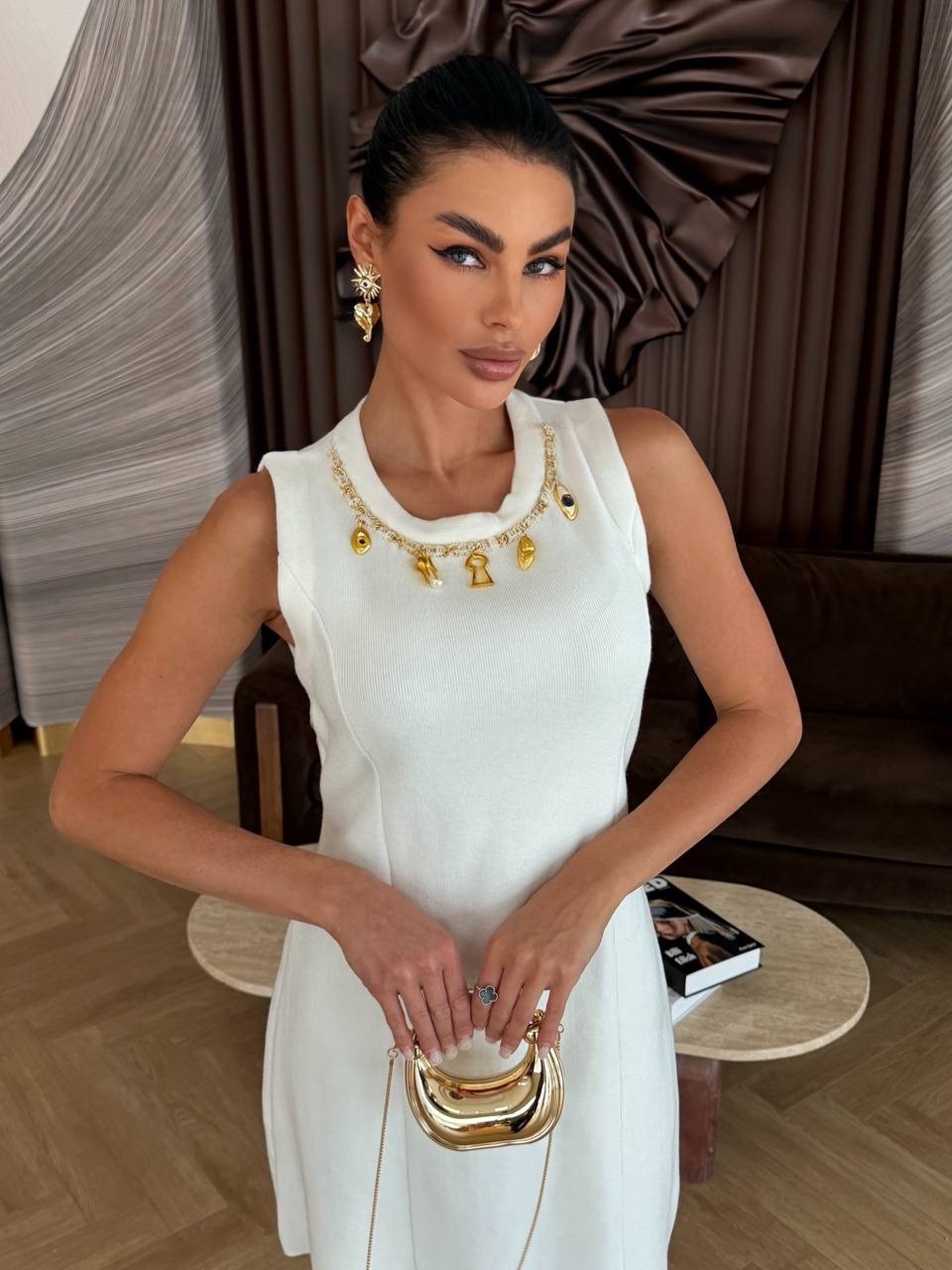 платье,женское платье,шелковое платье,платье в стиле шанель,бандажное платье