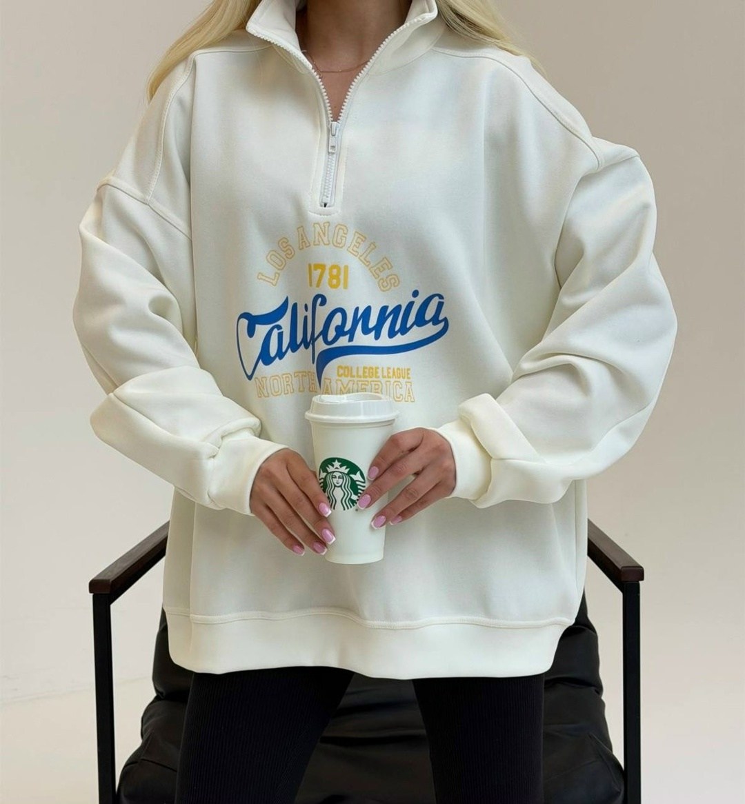 женский свитшот оверсайз,женский свитшот,толстовка оверсайз,толстовки свитшот,свитшот оверсайз с замком