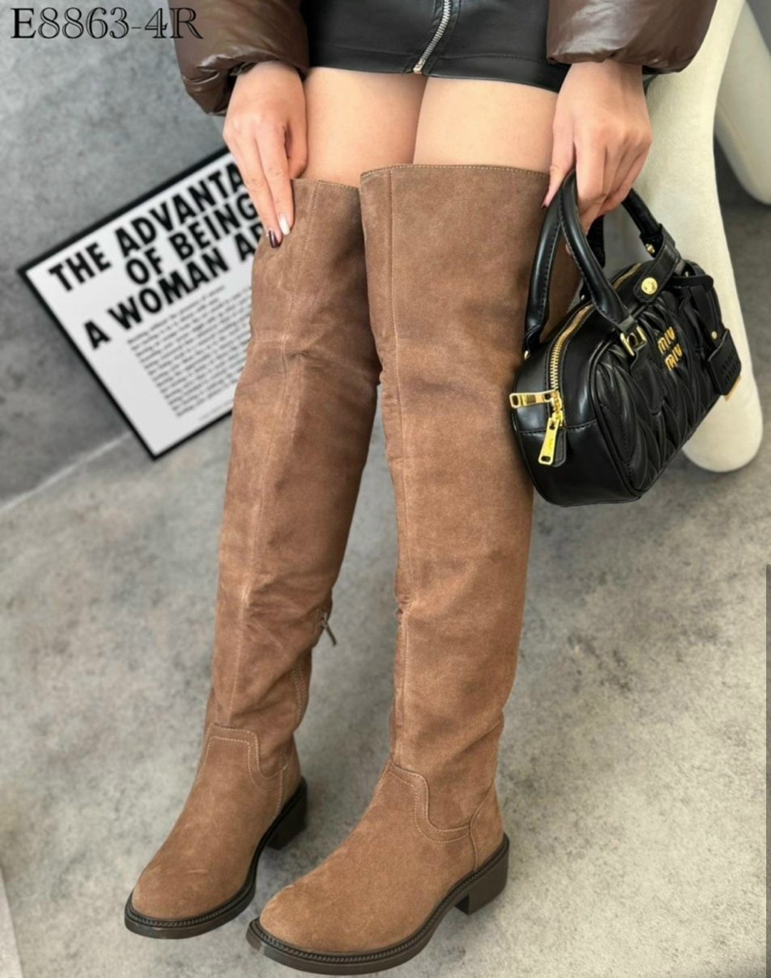 ботфорты женские зимние sufinnа в3024т,сапоги,замшевые сапоги,сапоги женские,ботфорты женские зимние sufina в3024т